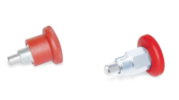 Mini trzpienie ustalające z gałką